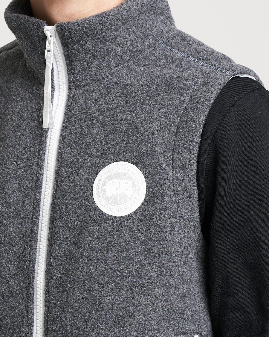 Homme | Manteaux Et Vestes | Canada Goose | Mersey Fleece Vest Quarry Grey