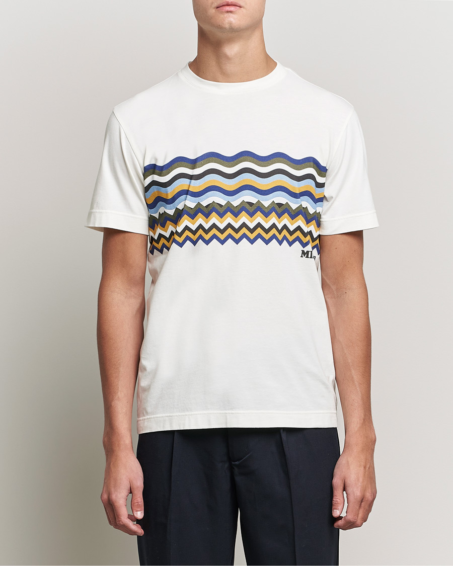 Homme | T-shirts | Missoni | Zig Zag Onda T-Shirt White