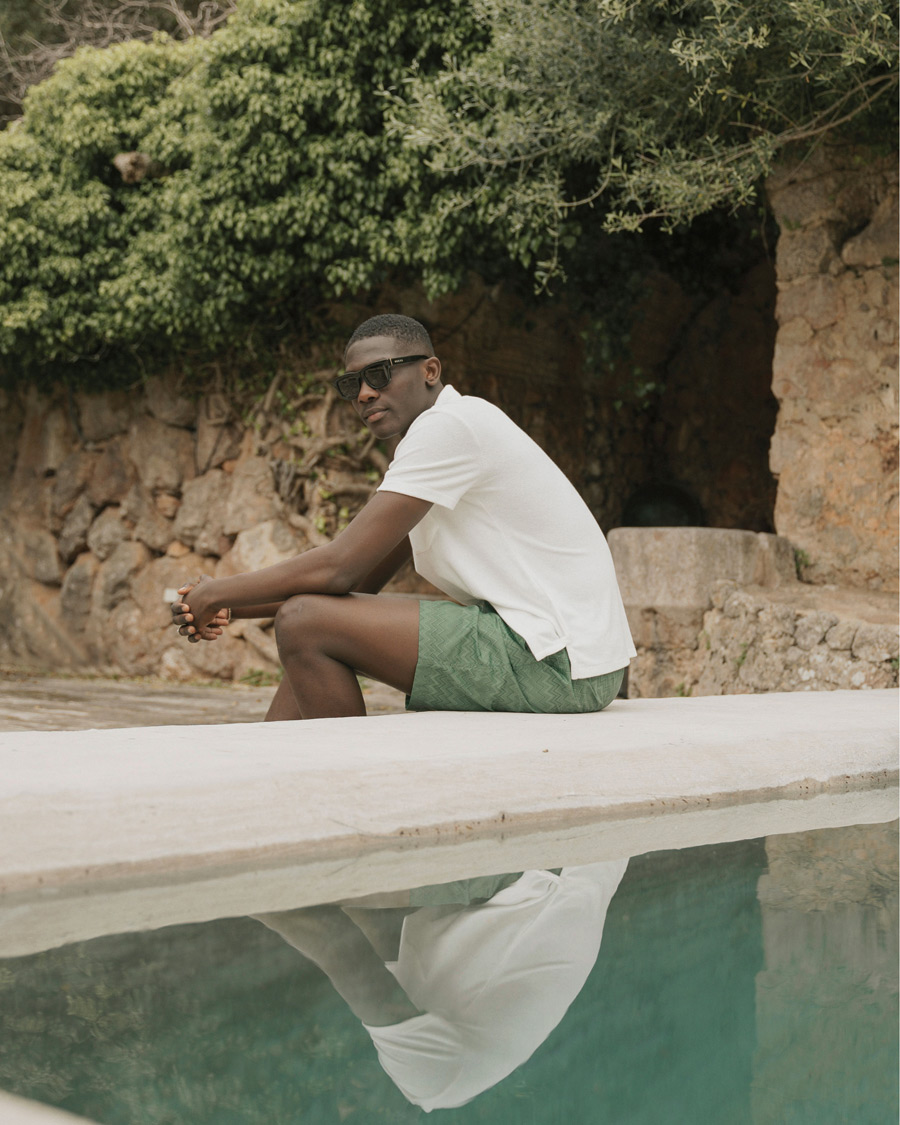 Homme | Maillots De Bain | Missoni | Tonal Zig Zag Swim Shorts Dark Green