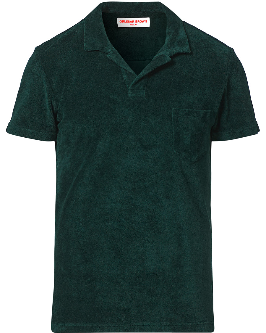 Homme | Polos | Orlebar Brown | Terry Polo Racing Green