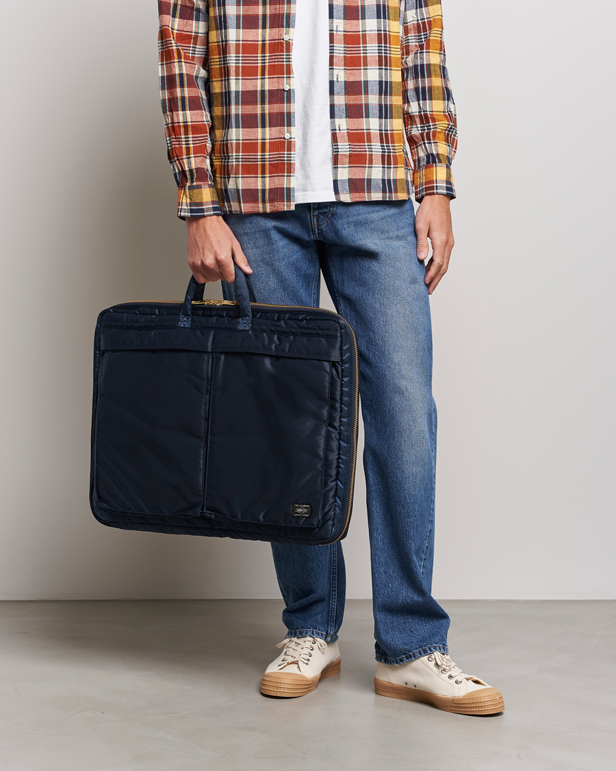 Homme | Porte-Costumes | Porter-Yoshida & Co. | Tanker Garment Bag Iron Blue