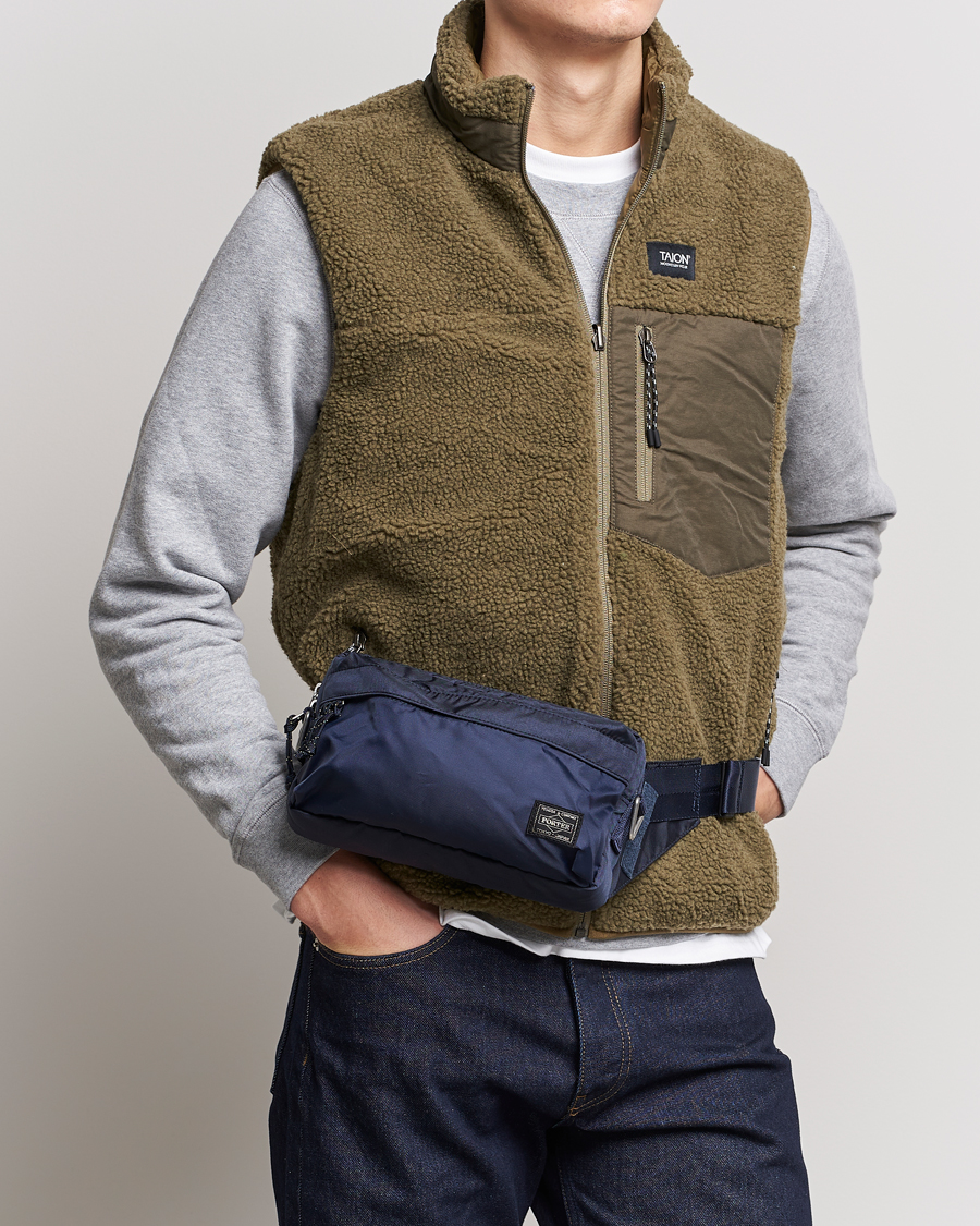 Homme | Sacs | Porter-Yoshida & Co. | Force Waist Bag Navy Blue