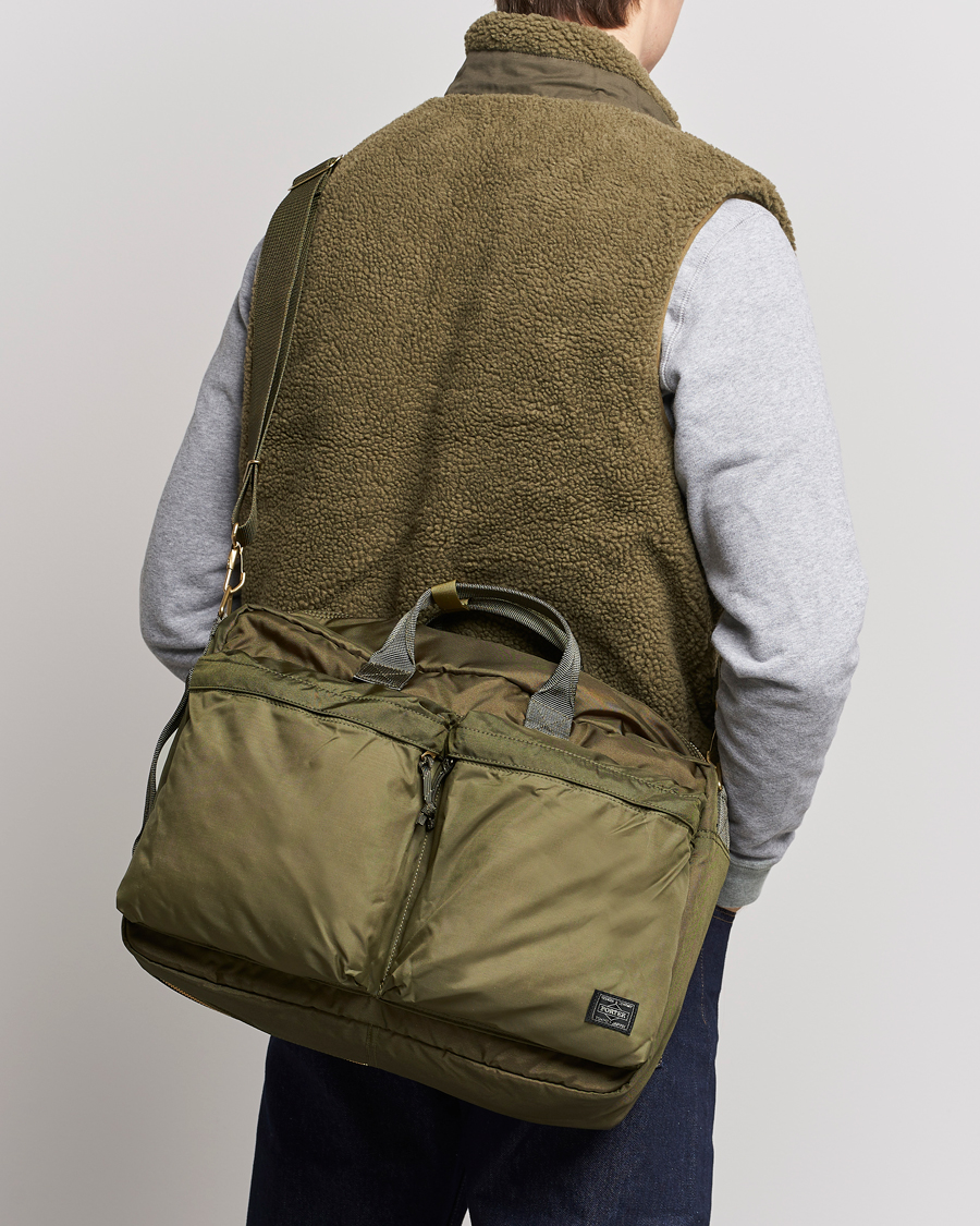 Homme | Sacs | Porter-Yoshida & Co. | Porter-Yoshida & Co.Force 3Way BriefcaseOlive Drab