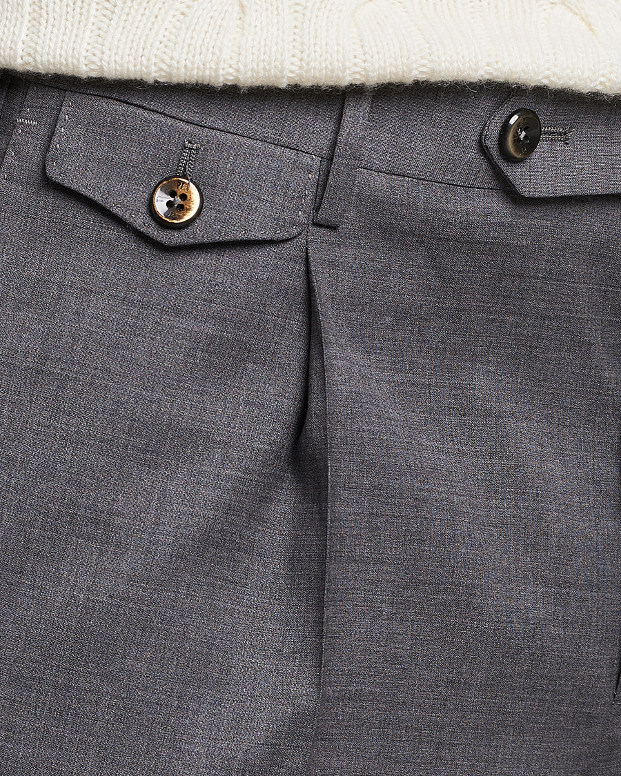 Homme | Pantalons | PT01 | Gentleman Fit Wool Trousers Medium Grey