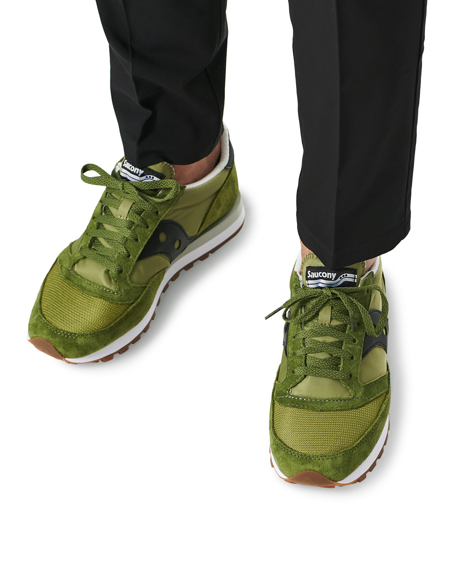 Homme | Saucony Jazz 81 Sneaker Green/Black | Saucony | Jazz 81 Sneaker Green/Black