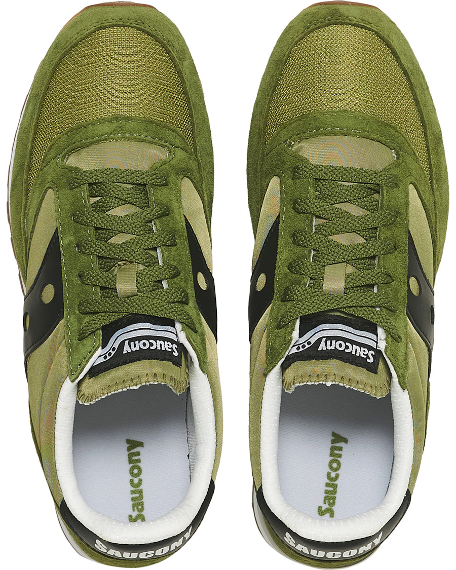 Homme | Saucony Jazz 81 Sneaker Green/Black | Saucony | Jazz 81 Sneaker Green/Black