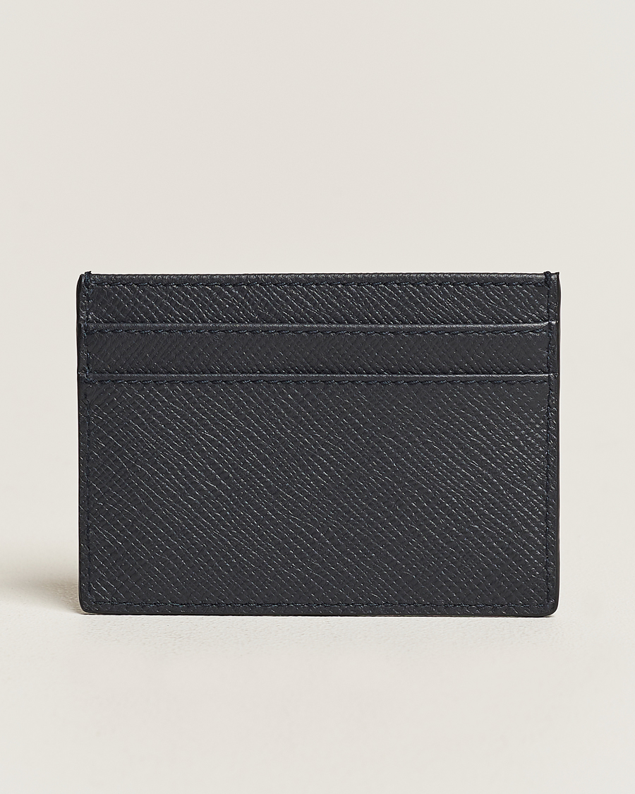 Homme | Portefeuilles | Smythson | Panama Flat Cardholder Navy
