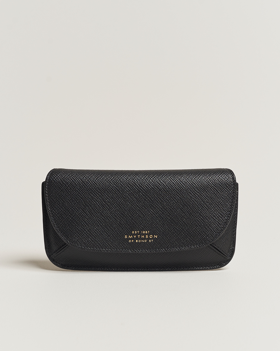 Homme | Smythson Panama Hard Sunglasses Case Black | Smythson | Panama Hard Sunglasses Case Black