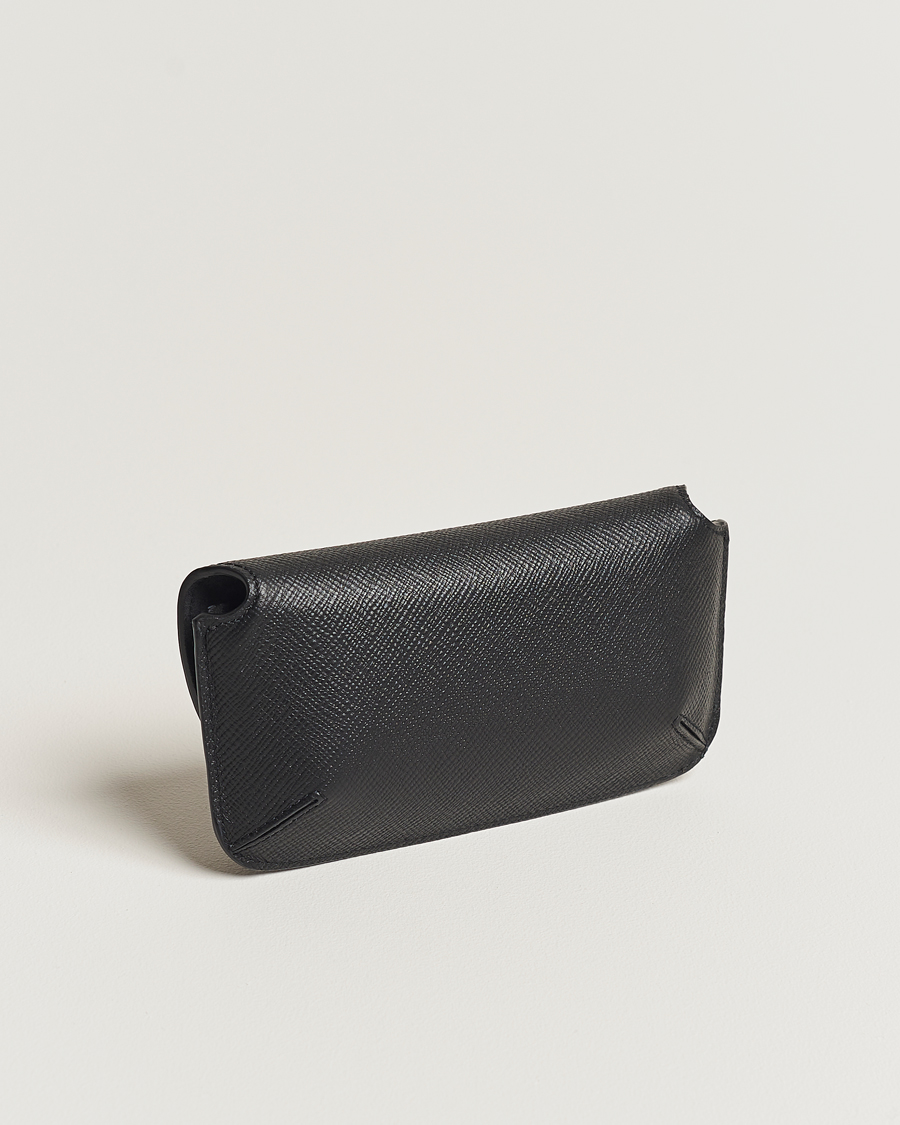 Homme | Lunettes De Soleil | Smythson | Panama Hard Sunglasses Case Black
