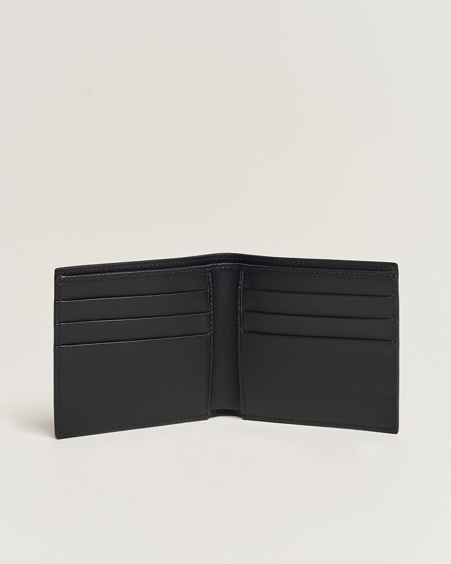 Homme | Best of British | Smythson | Panama 6 Card Wallet Black Leather