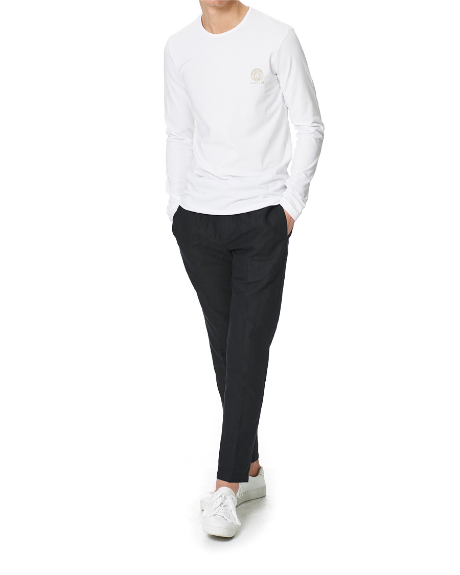Homme | T-shirts | Versace | Medusa Long Sleeve Tee White