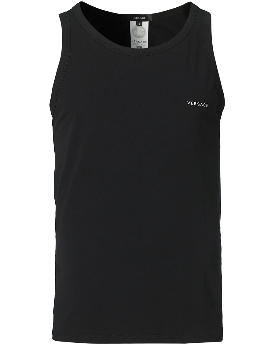 Homme | T-shirts | Versace | Logo Tank Top Black