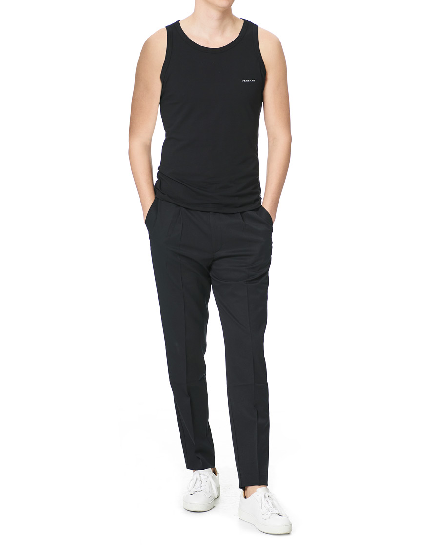 Homme | T-shirts | Versace | Logo Tank Top Black