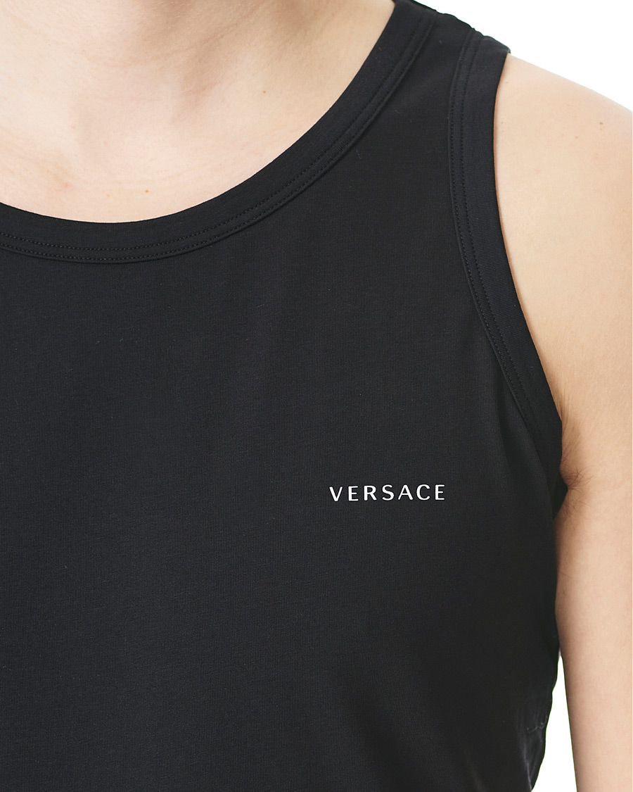 Homme | T-shirts | Versace | Logo Tank Top Black
