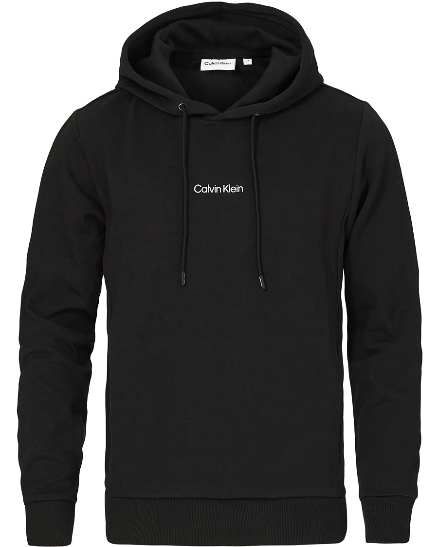 Homme | Pulls Et Tricots | Calvin Klein | Small Chest Logo Hoodie Black