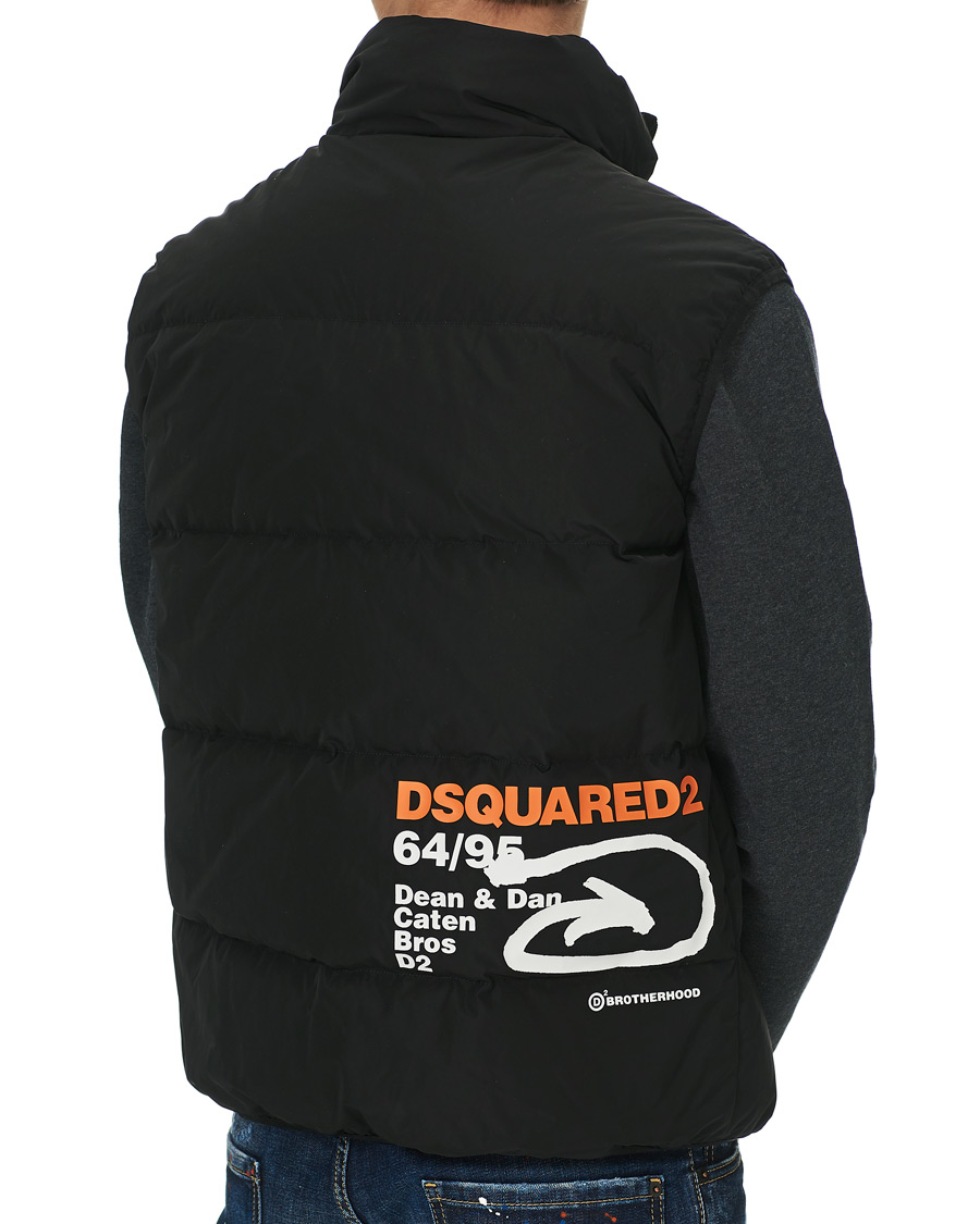 Homme | Manteaux Et Vestes | Dsquared2 | Padded Down Gilet Black