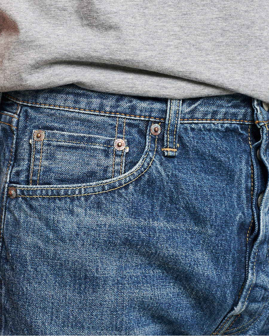 Homme | Pantalons | orSlow | Straight Fit 105 Selvedge Jeans 2 Year Wash