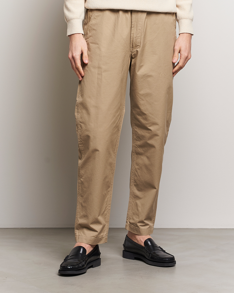 Homme | Sections | orSlow | New Yorker Pants Beige