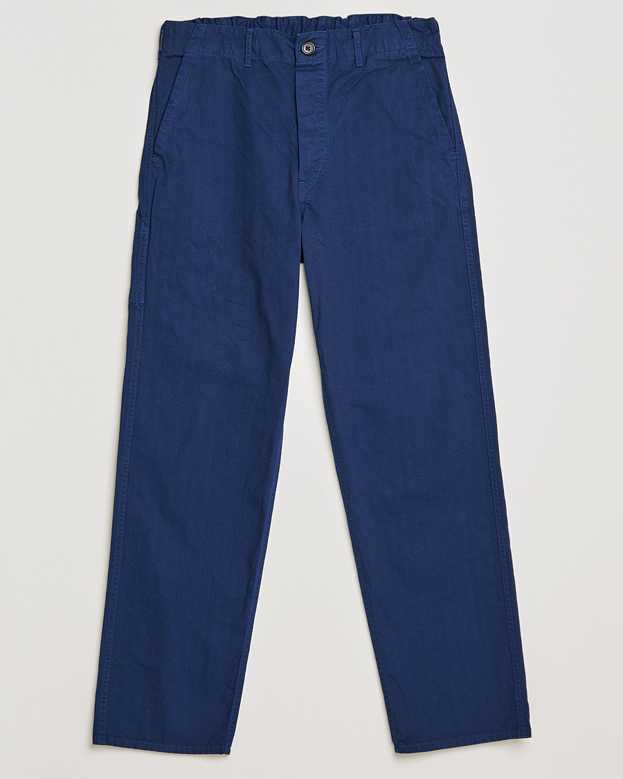 Homme | Pantalons | orSlow | French Work Pants Dark Blue