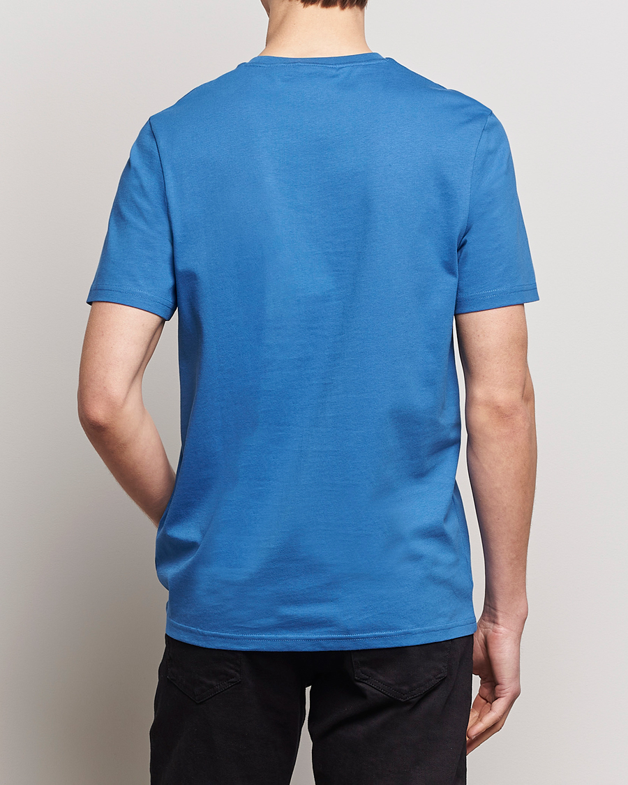 Homme | T-shirts | Lyle & Scott | Crew Neck Organic Cotton T-Shirt Spring Blue