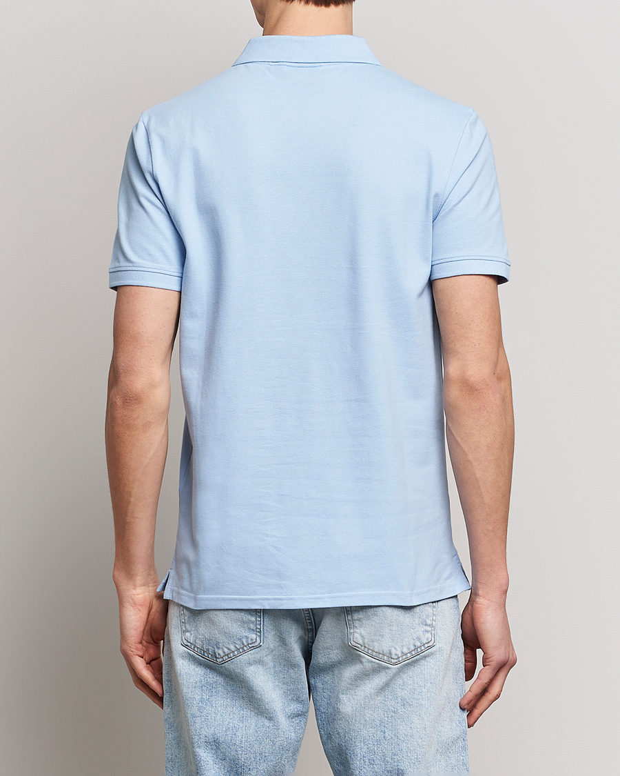 Homme | Polos | Lyle & Scott | Plain Pique Polo Light Blue