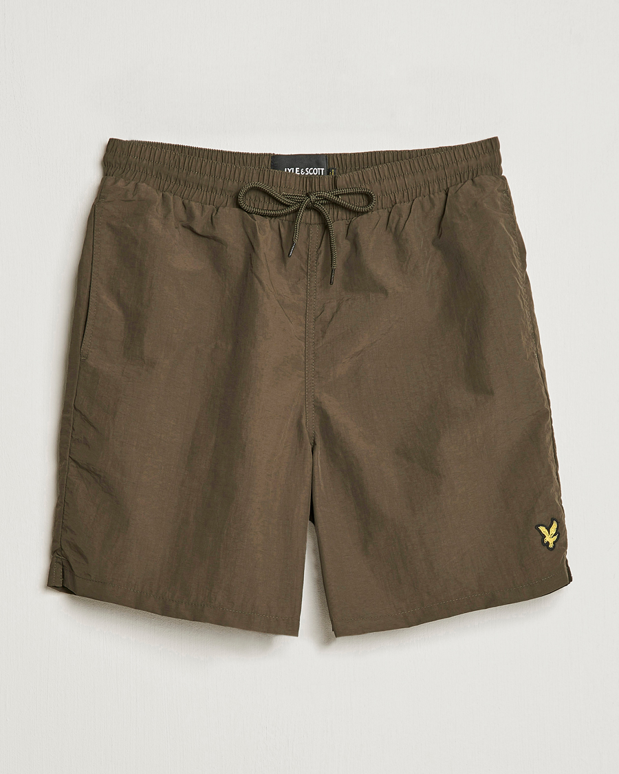 Homme | Maillots De Bain | Lyle & Scott | Plain Swimshorts Olive