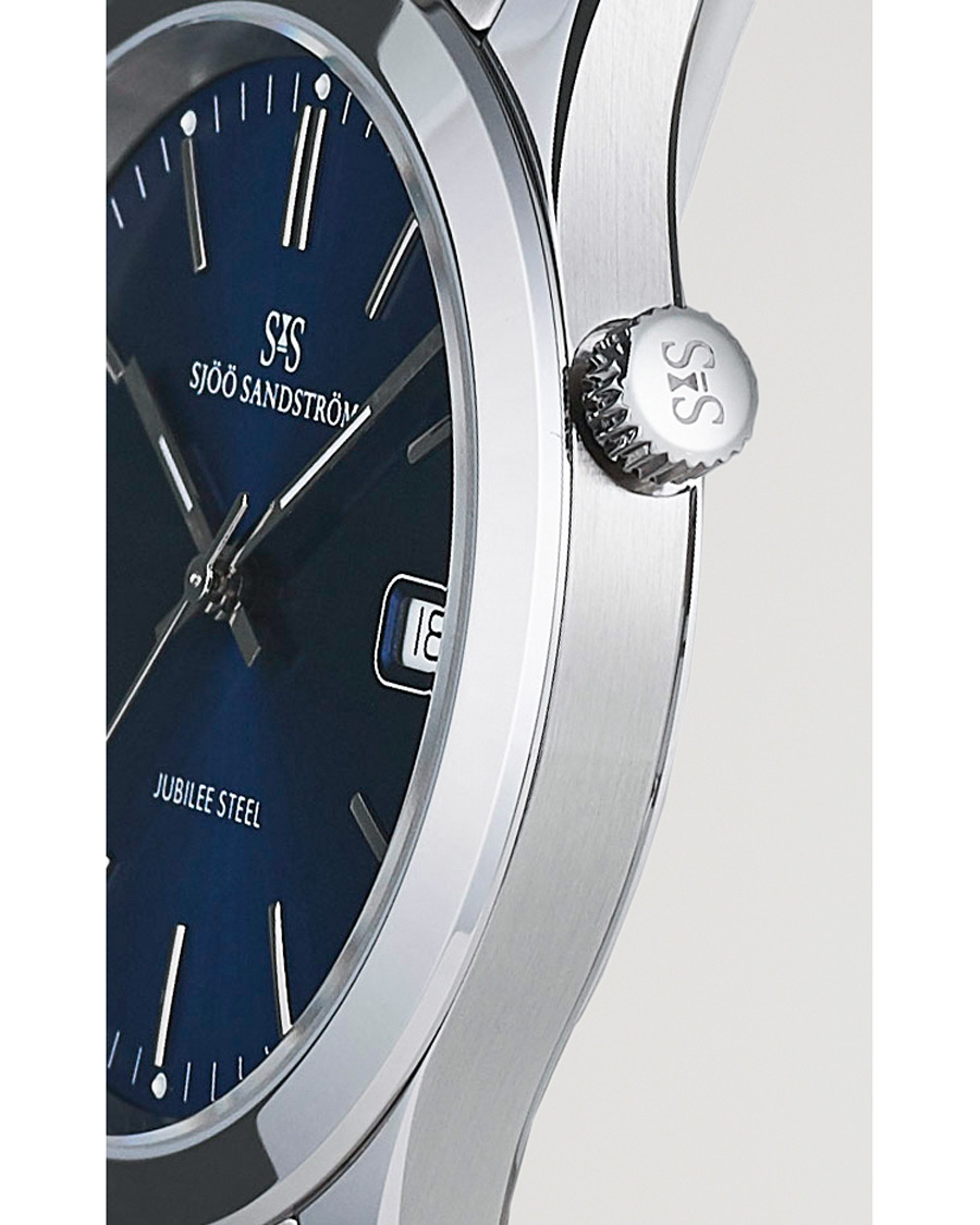 Homme | Sjöö Sandström Jubilee Steel Quartz 40mm Blue/Steel | Sjöö Sandström | Jubilee Steel Quartz 40mm Blue/Steel