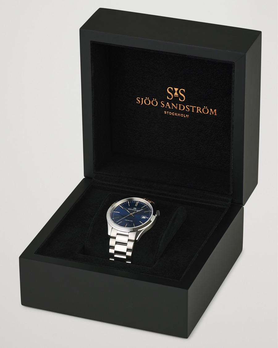 Homme | Sjöö Sandström Jubilee Steel Quartz 40mm Blue/Steel | Sjöö Sandström | Jubilee Steel Quartz 40mm Blue/Steel