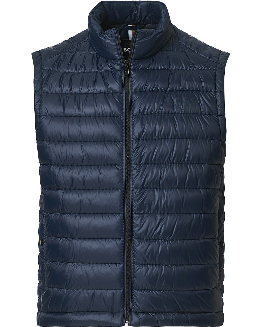 Homme | Gilets | BOSS BLACK | Calano Down Vest Dark Blue