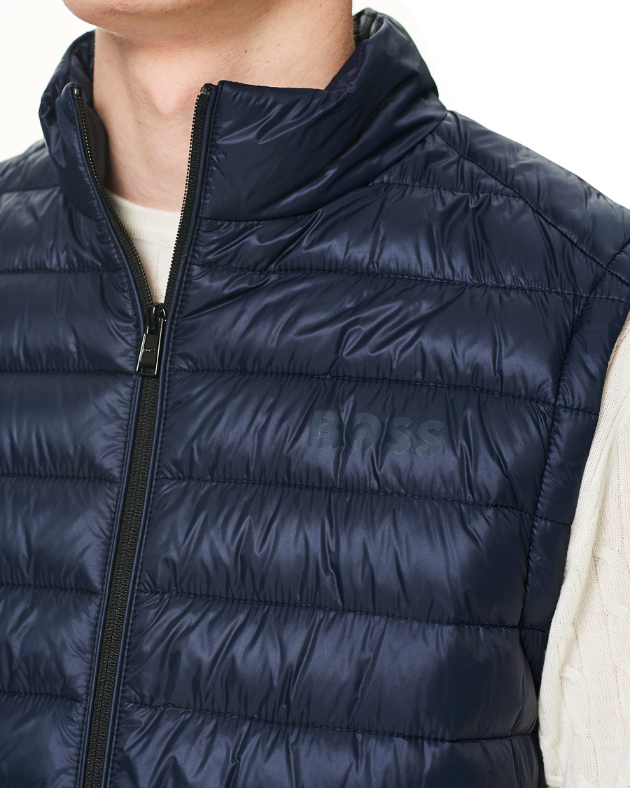 Homme | Gilets | BOSS BLACK | Calano Down Vest Dark Blue
