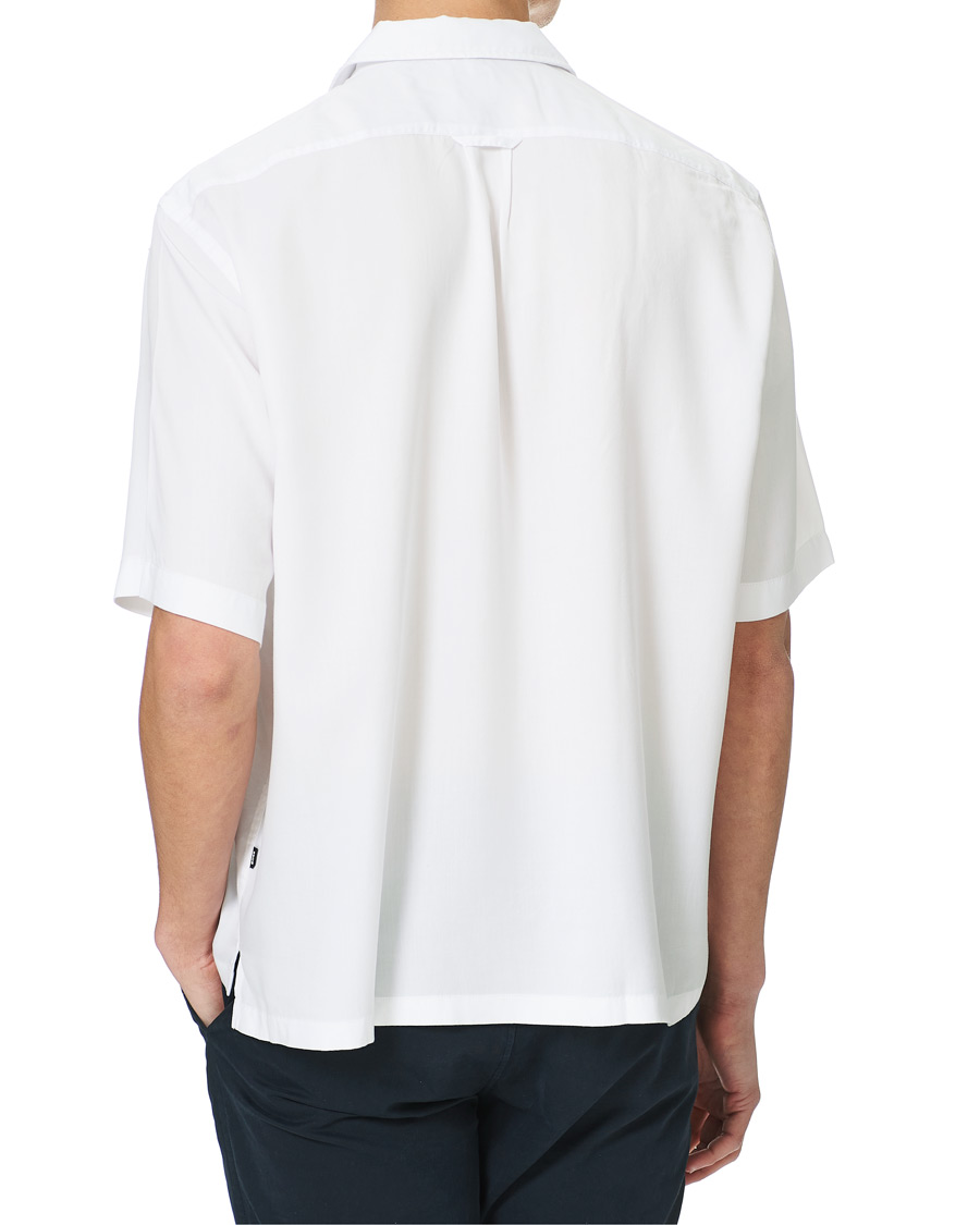 Homme | Chemises | BOSS BLACK | BOSS Lars Resort Collar Short Sleeve Shirt White