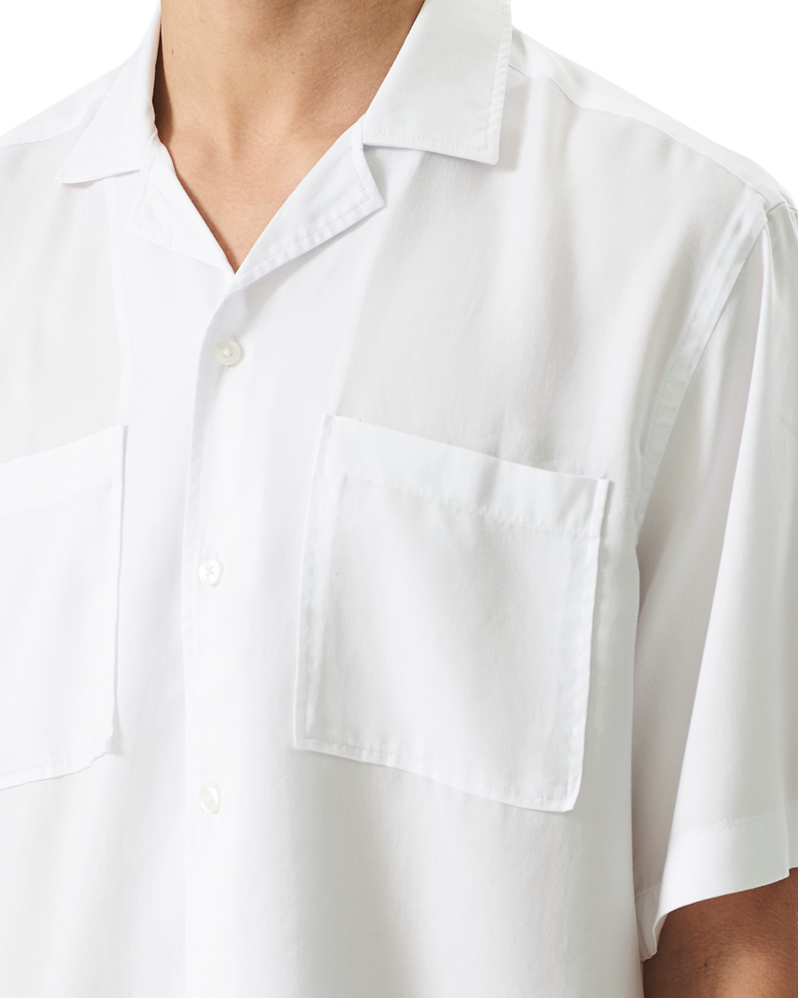 Homme | Chemises | BOSS BLACK | BOSS Lars Resort Collar Short Sleeve Shirt White