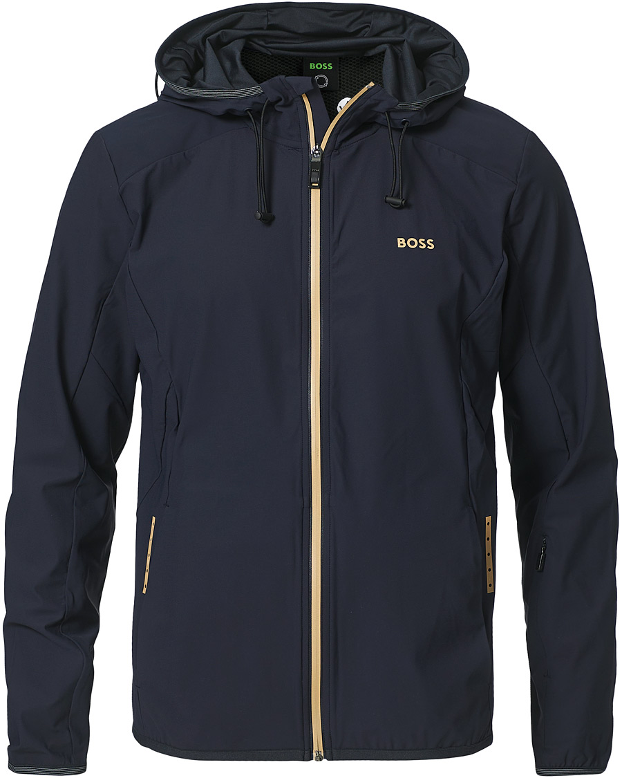 Homme | Pulls Et Tricots | BOSS GREEN | BOSS Athleisure Swoven Zip Jacket Dark Blue