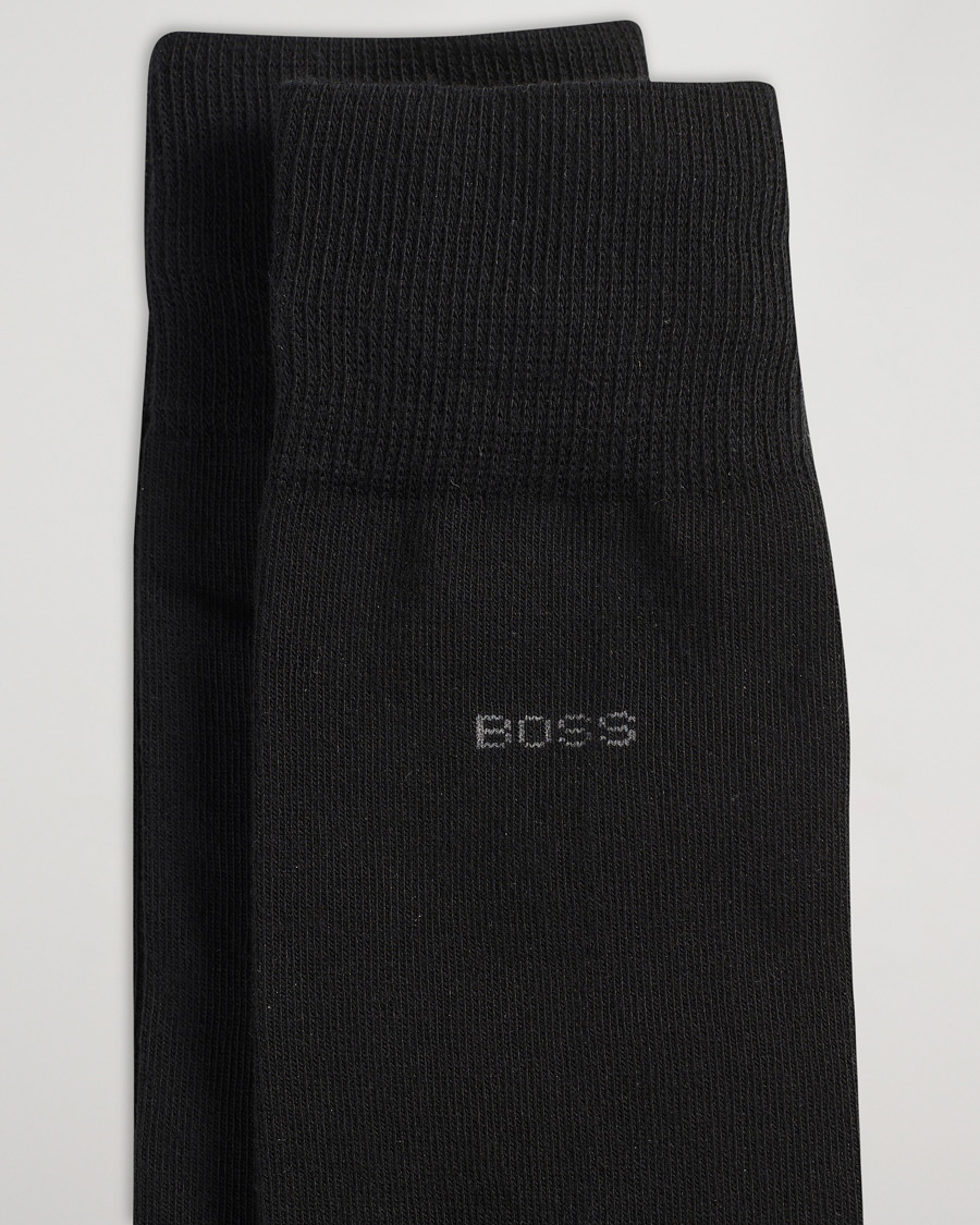 Homme | Chaussettes Quotidiennes | BOSS BLACK | 2-Pack RS Uni Socks Black