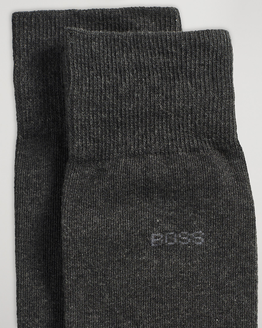 Homme | Chaussettes Quotidiennes | BOSS BLACK | 2-Pack RS Uni Socks Grey