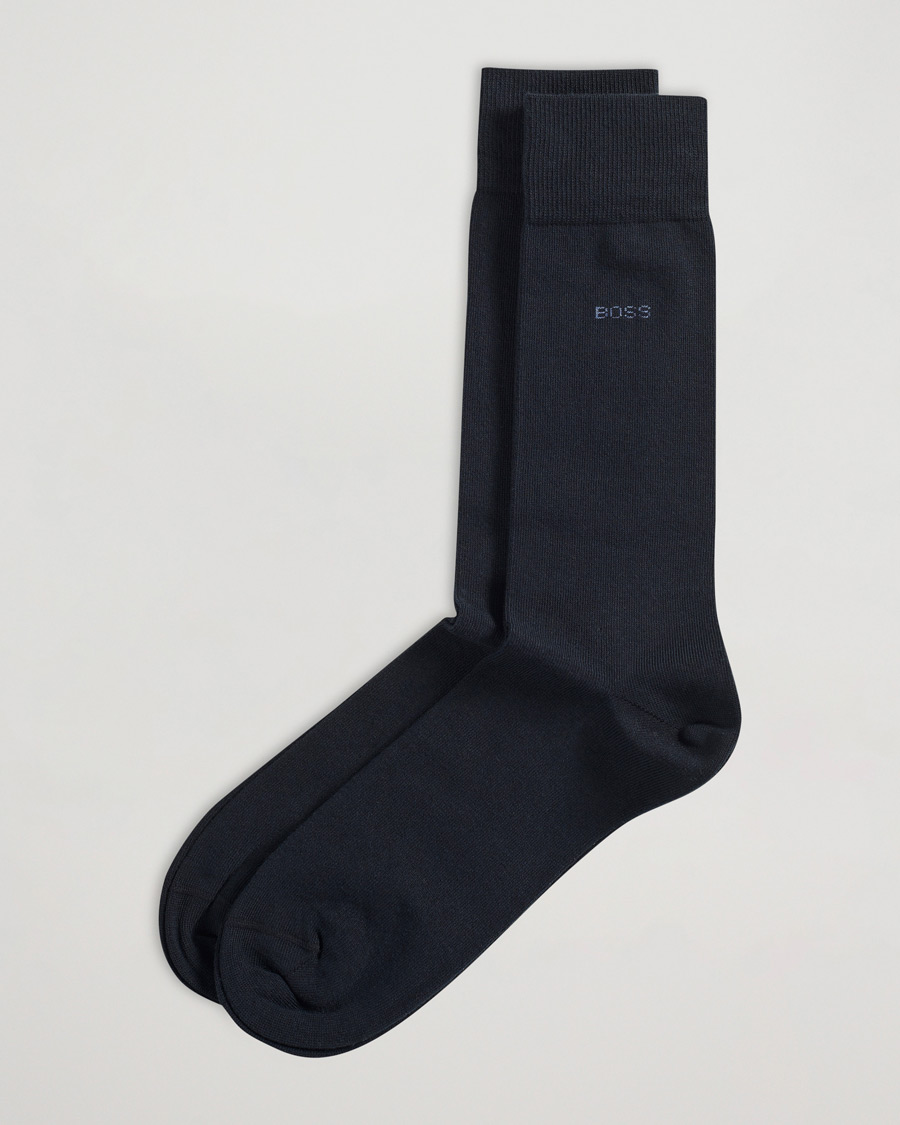 Homme | Sous-Vêtements Et Chaussettes | BOSS BLACK | 2-Pack RS Uni Socks Dark Blue