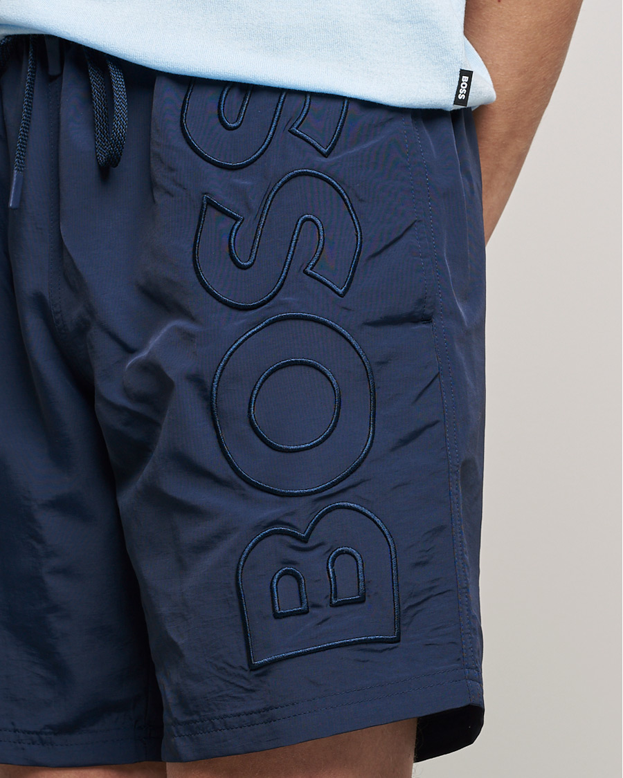 Homme | Maillots De Bain | BOSS BLACK | Whale Swimshorts Navy