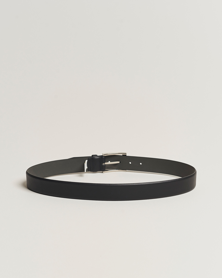 Homme | Ceintures | BOSS BLACK | Barnabie Leather Belt 3,5 cm Black
