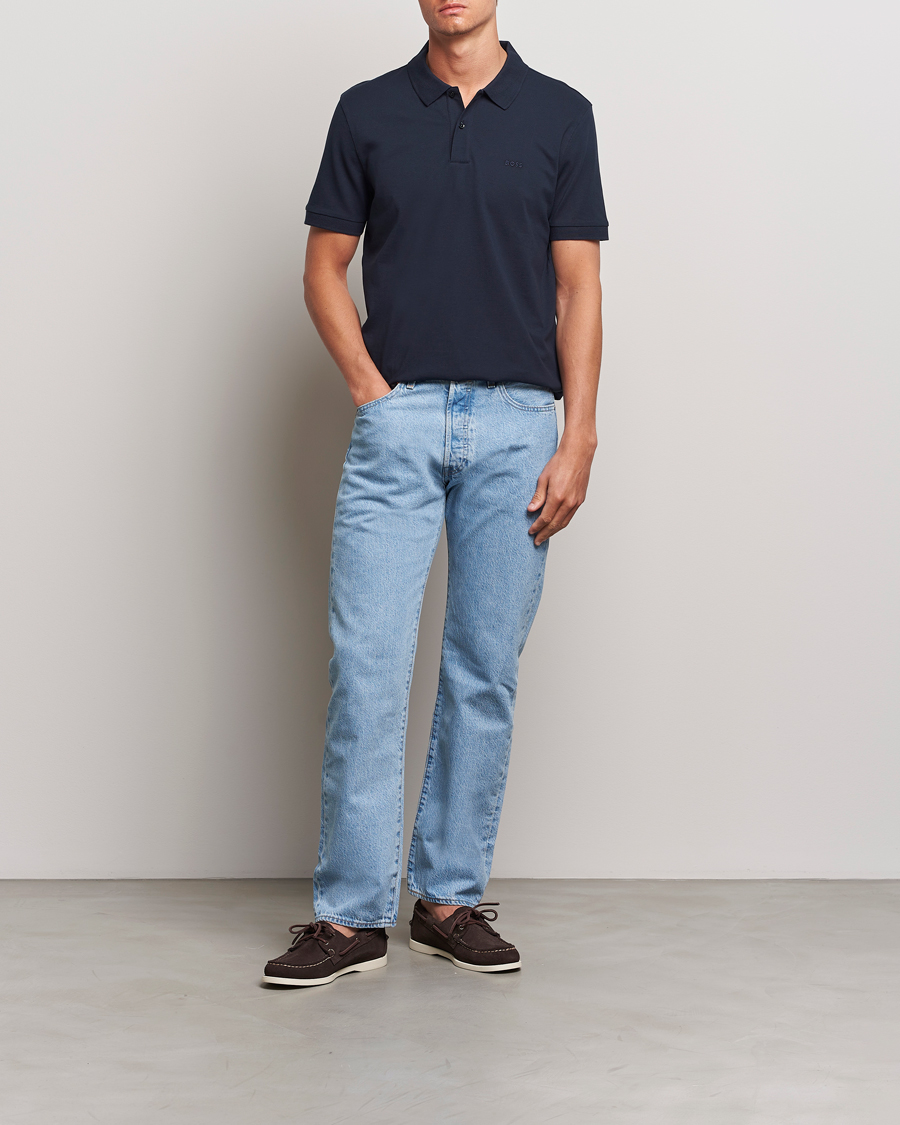 Homme | Polos | BOSS BLACK | Pallas Polo Dark Blue