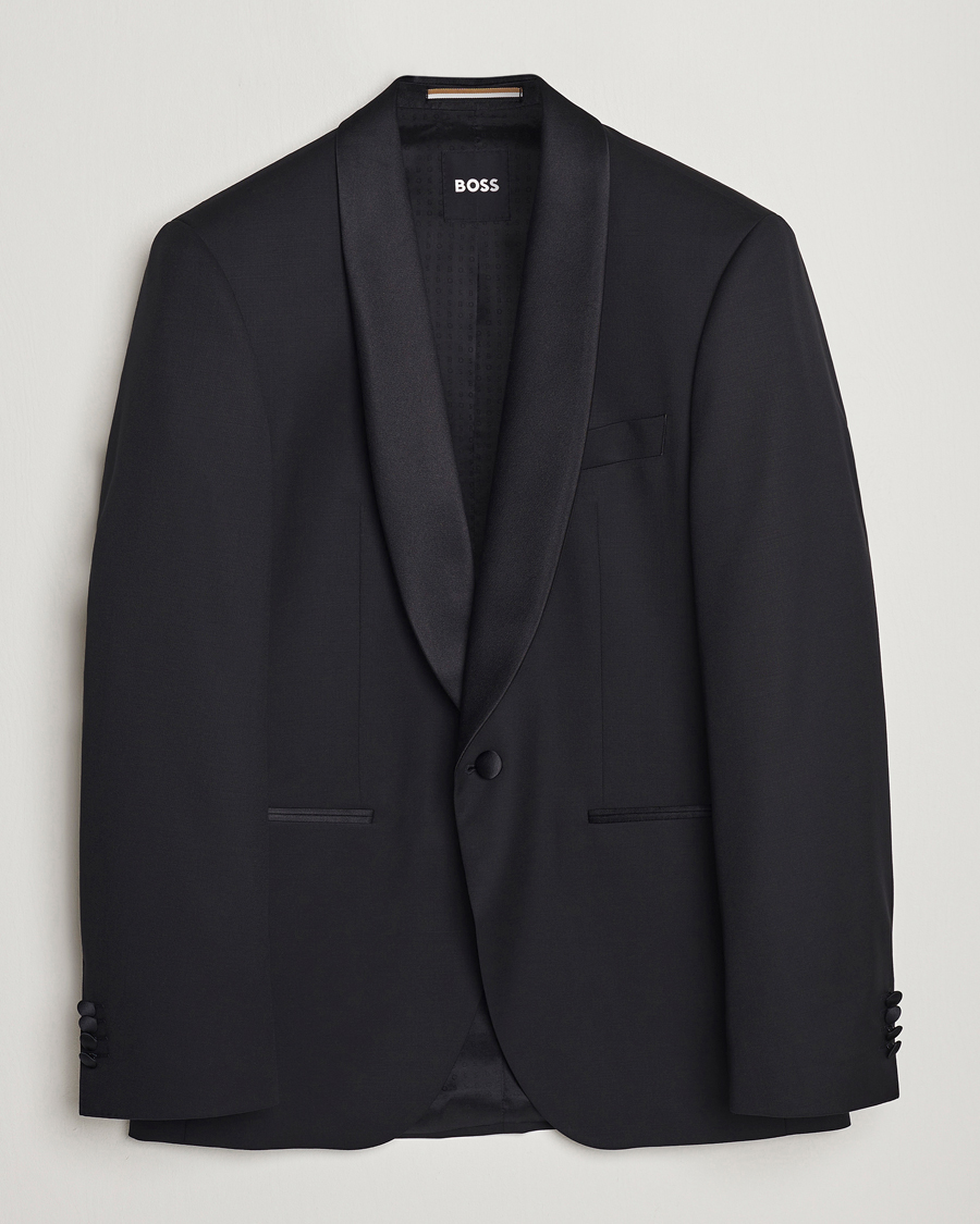 Homme | Blazers | BOSS BLACK | Jeckson Shawl Tuxedo Blazer Black