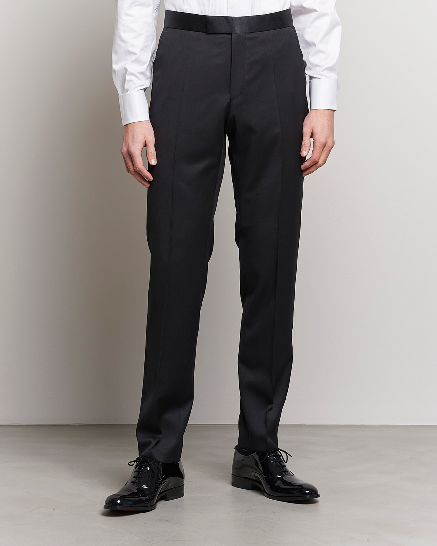 Homme | Soldes Vêtements | BOSS BLACK | Lenon Tuxedo Trousers Black