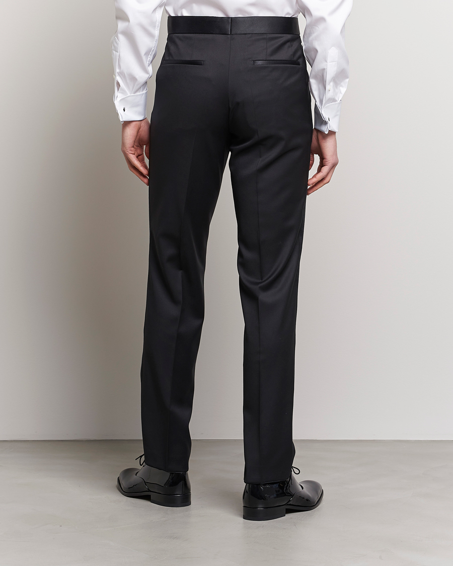 Homme | Pantalons | BOSS BLACK | Lenon Tuxedo Trousers Black