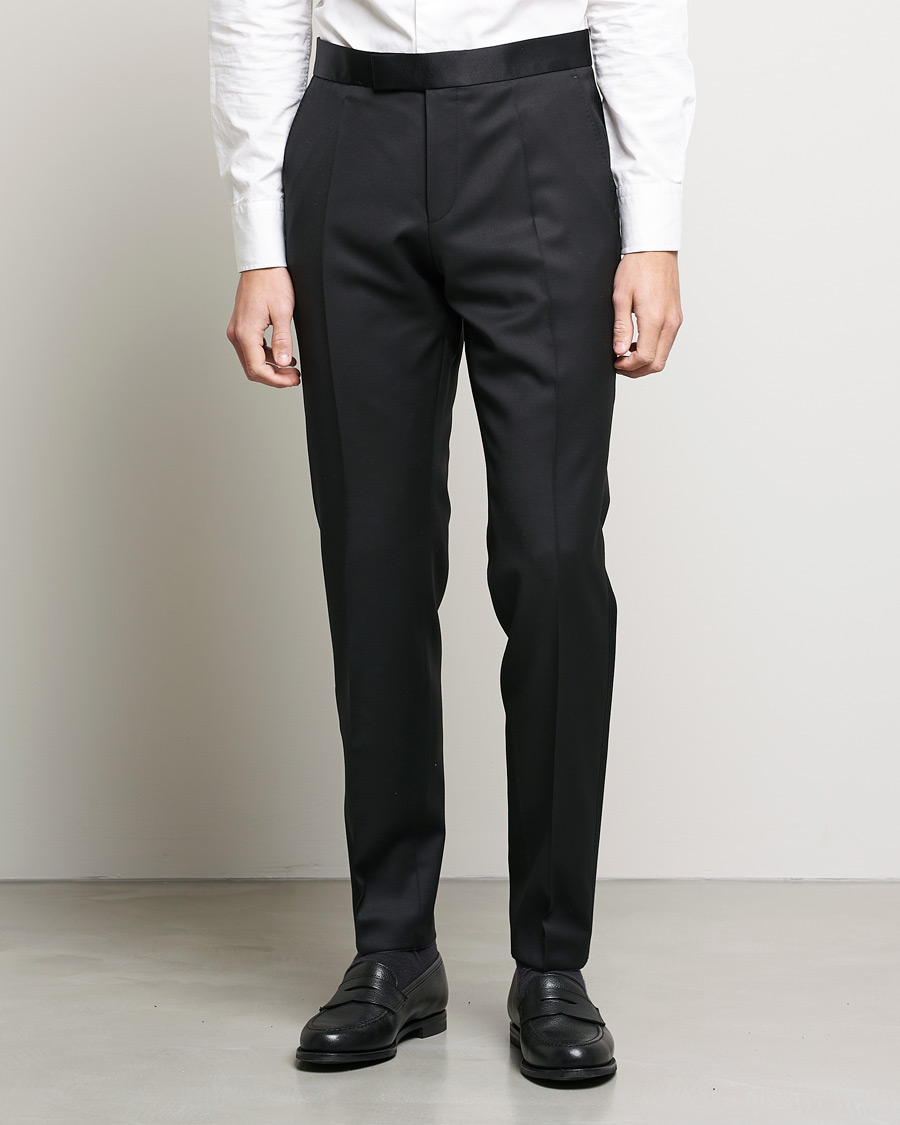 Homme | Pantalon De Smoking | BOSS BLACK | Genius Tuxedo Trousers Black