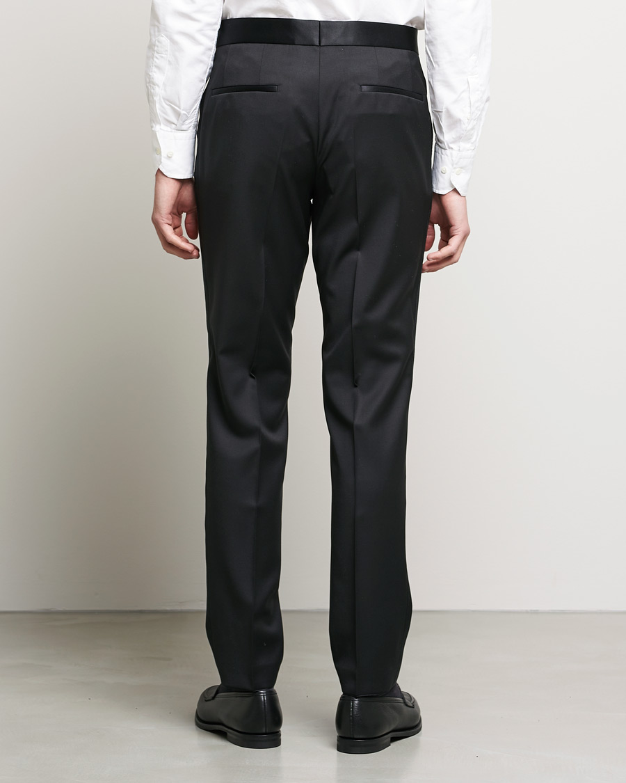 Homme | Pantalons | BOSS BLACK | Genius Tuxedo Trousers Black