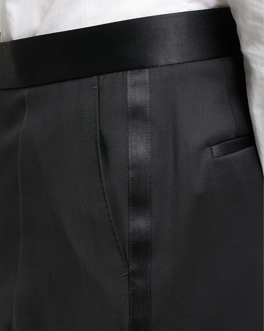 Homme | Pantalons | BOSS BLACK | Genius Tuxedo Trousers Black