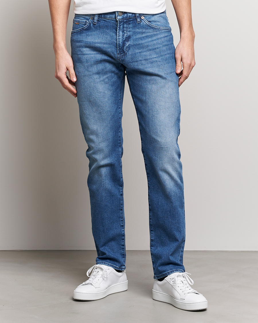 Homme | Straight leg | BOSS ORANGE | Maine Regular Fit Stretch Jeans Bright Blue