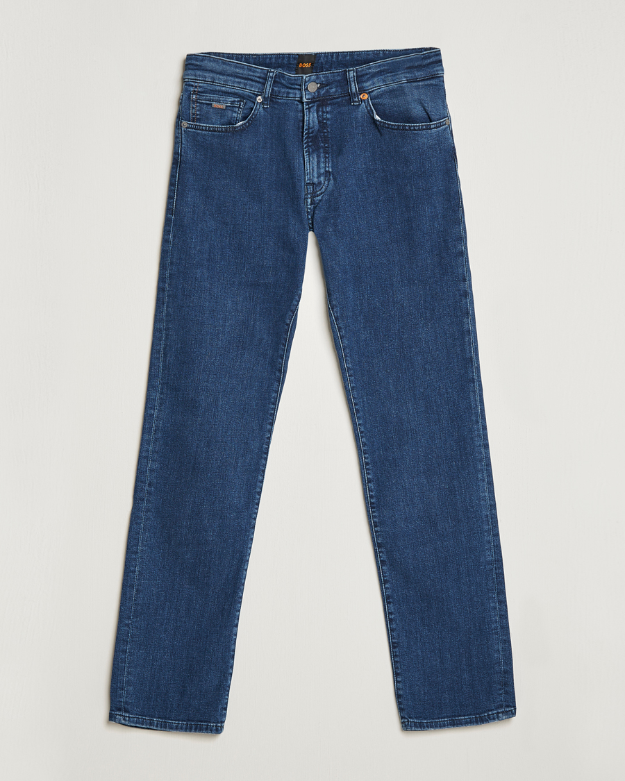Homme | Jeans | BOSS ORANGE | Maine Regular Fit Super Stretch Jeans Lagoon Blue