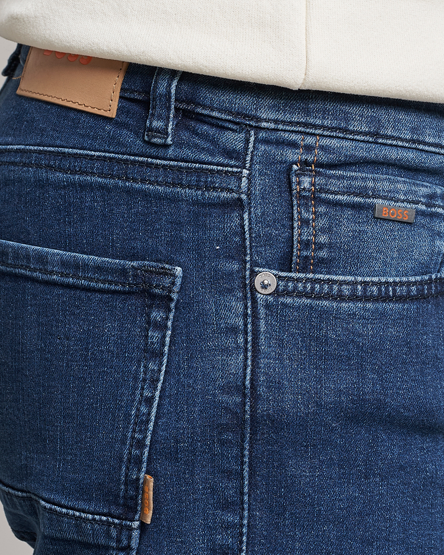 Homme | Jeans | BOSS ORANGE | Maine Regular Fit Super Stretch Jeans Lagoon Blue