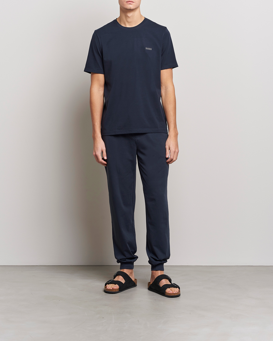 Homme | T-shirts | BOSS BLACK | Loungewear Small Logo Tee Navy