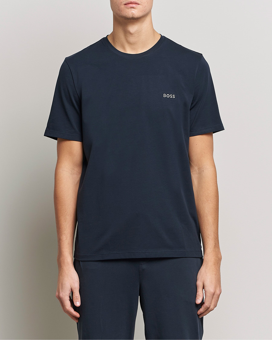 Homme | T-shirts | BOSS BLACK | Loungewear Small Logo Tee Navy